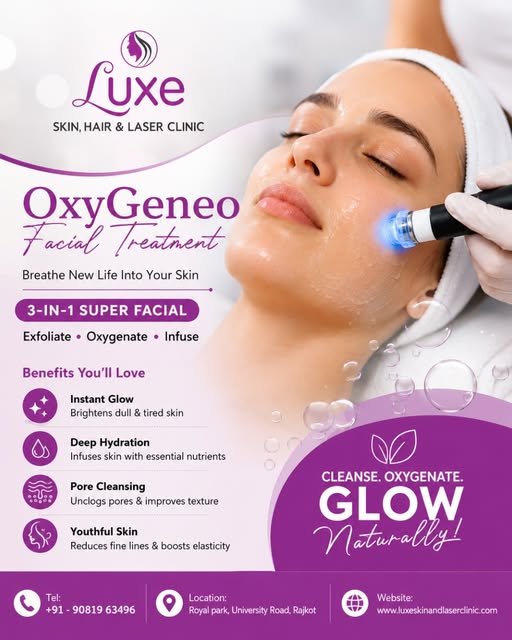 ✨ Oxygeno Facial for a Fresh, Healthy Glow! ✨

Give your skin the care it deserves with Oxygeno Faci