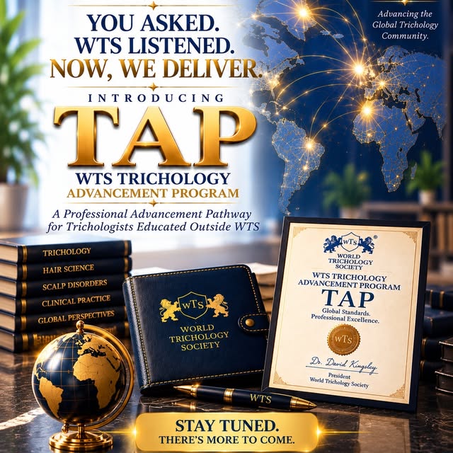 You asked. WTS listened. Now, we deliver. ✨
Introducing the WTS Trichology Advancement Program (TAP)
