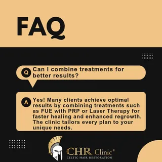 💭 Can I combine treatments for better results? Absolutely 💯 

At Celtic Hair Restoration Clinic, w