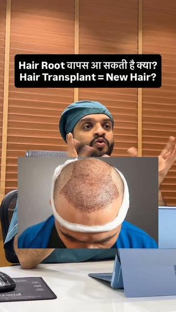 Share this Reel with someone who is considering a hair transplant but thinks it creates new hair roo
