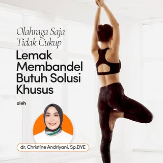 Bukan berarti dengan olahraga tidak bisa menghilangkan lemak ya, Mates! 

Olahraga perlu juga diimba