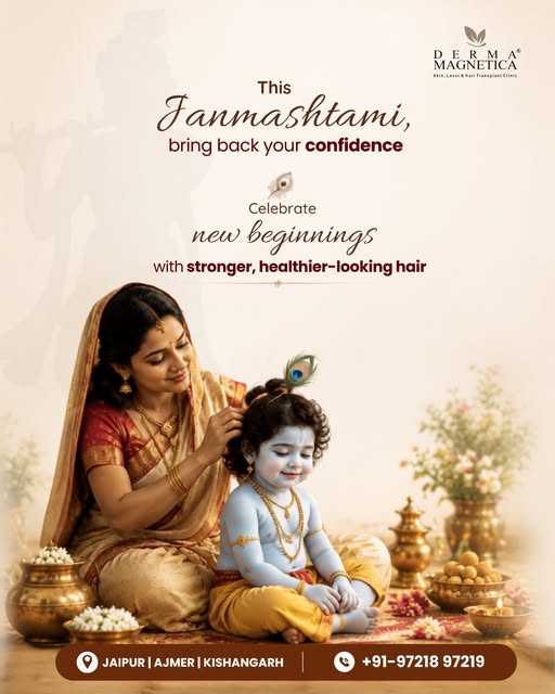 This Janmashtami, celebrate new beginnings, renewed confidence, and healthier-looking hair.

May thi