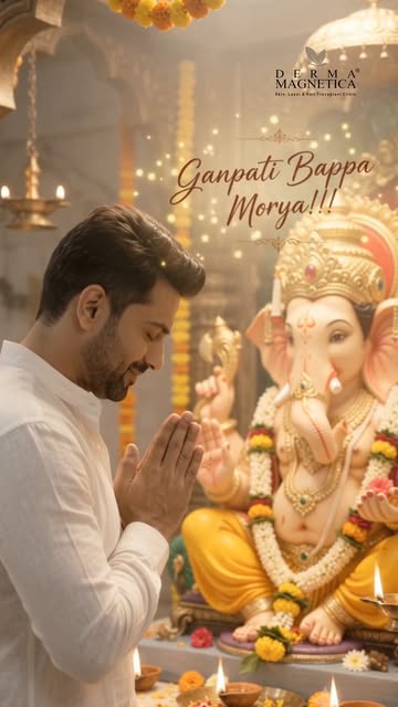 May Bappa remove every obstacle, bring peace to your heart, and fill your life with confidence, posi