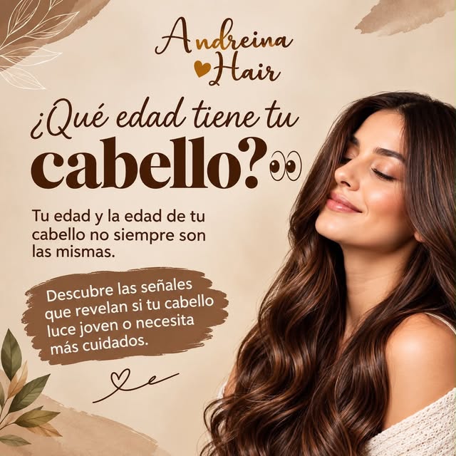 ✨ ¿Sabías que tu cabello también puede mostrar signos de envejecimiento? 👀

El brillo, la suavidad,