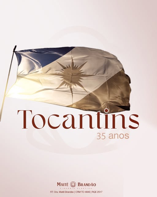Hoje é um dia festivo, pois hoje é aniversário do estado de Tocantins que me recebeu tão bem e me fe