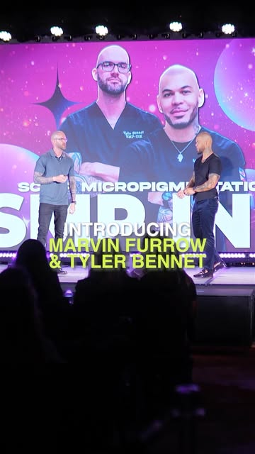 Marvin Furrow and Tyler Bennet, co-founders of SMP INK -  two of the most trusted names in scalp Mic