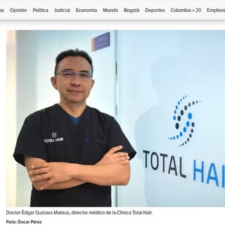 ¡Estamos felices en Total Hair! 🎉 Agradecemos el especial que hicieron sobre nuestra clínica. Es un