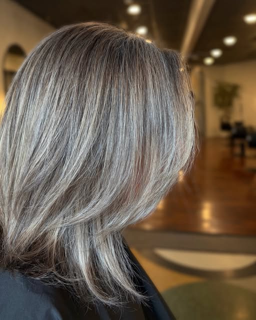 First session of gray blending + I couldn’t be happier with our results! Swipe for the before 🤍

Th