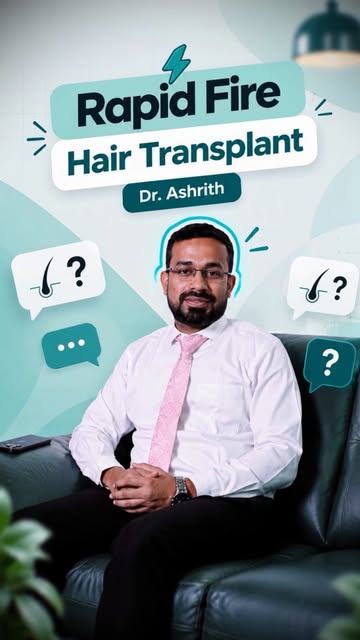 The questions worth asking before a hair transplant.

Dr. Ashrith takes on the most important hair t