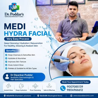 ✨ Reveal Instantly Glowing Skin with Medi Hydra Facial! ✨

Is your skin looking dull, dehydrated, or