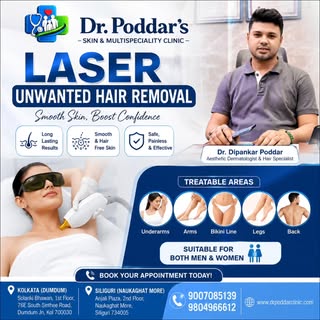 ✨ Say Goodbye to Unwanted Hair with Advanced Laser Hair Removal! ✨

Tired of shaving, waxing, or pai