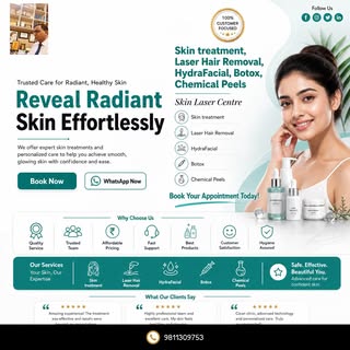 Experience the benefits of our advanced skin treatments at Skin Laser Centre, including HydraFacial 