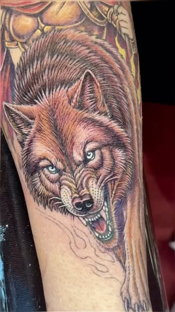 Wolf energy. 🐺
Color, detail & character — tattooed in Vietnam.

#WolfTattoo #ColorTattoo #TattooAr