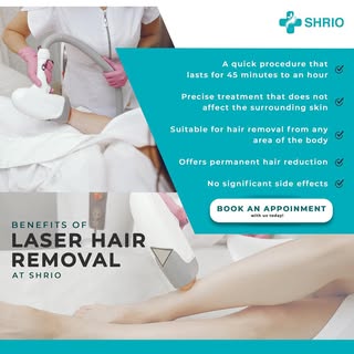 Laser hair removal is a medical procedure that uses intense pulses of laser light to remove unwanted