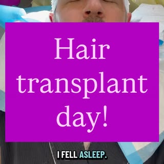 It’s hair transplant day at @torontohairtransplantcentre !