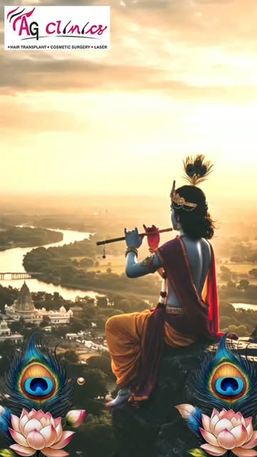 "May Lord Krishna enrich your life with his blessings, joy, and good health! ✨🪈

AG Clinics ki tara