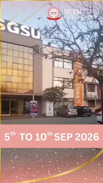 IICTN Bhopal | 5th–10th September 2026 ✨

We don’t just teach — we train you for the real world.

Ma