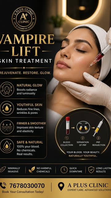 🩸✨ VAMPIRE FACELIFT — YOUR OWN BLOOD, YOUR SKIN’S REJUVENATION JOURNEY.

Dull skin? Fine lines? Tir