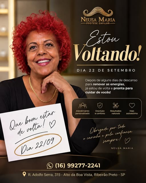 ✨ Estou voltando! ✨

Depois de alguns dias de descanso para renovar as energias, chegou a hora de re