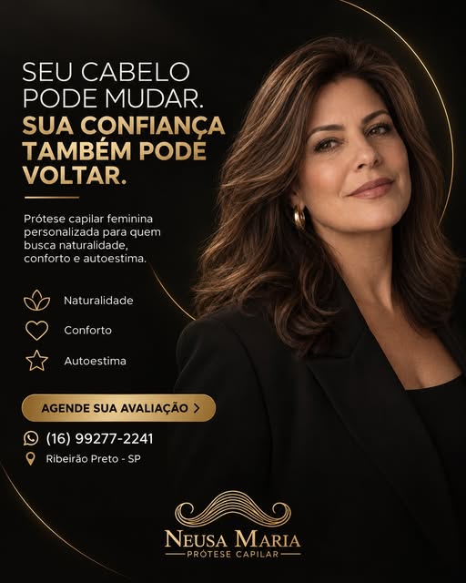 Seu cabelo pode mudar.
Sua confiança também pode voltar.

Para muitas mulheres, a perda de cabelo va