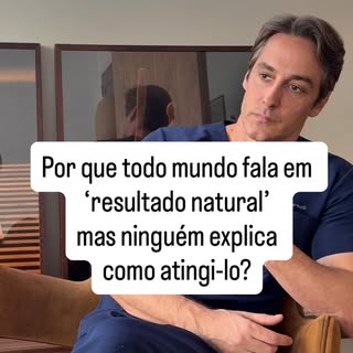 Por que todo mundo fala em ‘resultado natural’ mas ninguém explica como atingi-lo?

O segredo de um 