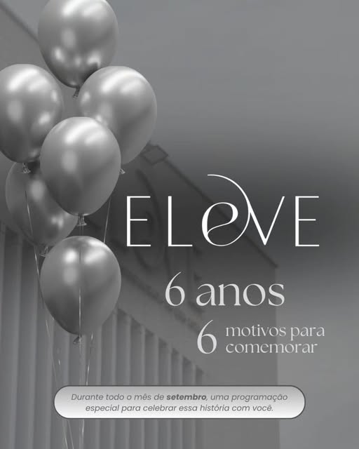 6 ANOS. 
6 MOTIVOS PARA COMEMORAR.

Durante todo o mês de setembro, uma programação especial para ce