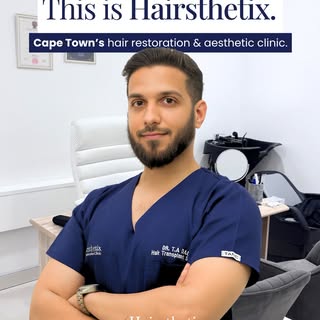 New here? This is Hairsthetix 👨🏽‍⚕️
A Cape Town-based clinic focused on hair restoration, aestheti