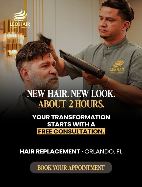 Ready for a change?

Discover a personalized Hair Replacement solution designed for a natural, undet