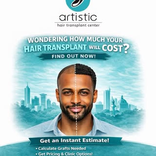 For a personalized hair transplant estimate, visit www.artisticbuz.com and use our hair calculator. 