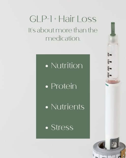 Taking a GLP-1 and noticing more hair shedding?

Hair changes can happen during significant weight l