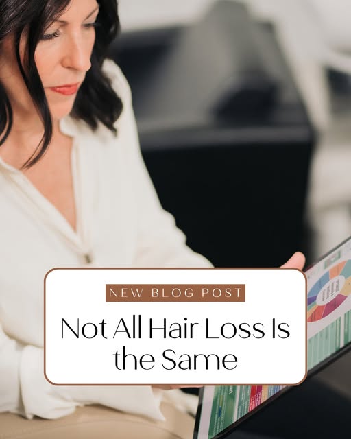Hair loss isn’t one-size-fits-all.

Androgenetic alopecia, telogen effluvium, alopecia areata, and s