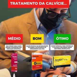 Não existe um único tratamento para todos os casos de calvície.

O que funciona para uma pessoa pode