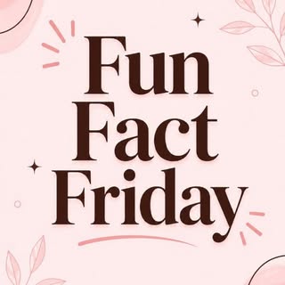 Fun Fact Friday — Episode 1! 🩷

Starting a new series where we share a fun, bite-sized fact about s