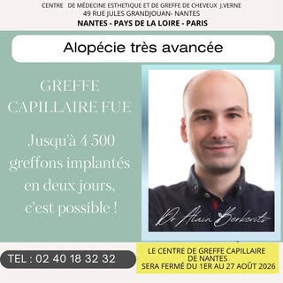 Dr Berkovits " Pour répondre à la demande de nos patients présentant une alopécie importante, nous a
