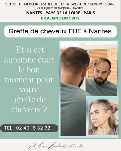 Dr Berkovits "ll n’existe pas de saison idéale pour réaliser une greffe capillaire : le bon moment e