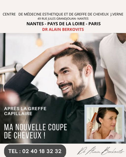 Dr Berkovits : "Après une greffe capillaire, la repousse se construit progressivement. En consultati