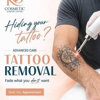 Hiding your tattoo because it no longer feels like you?

Whether it’s an old design, a name from the