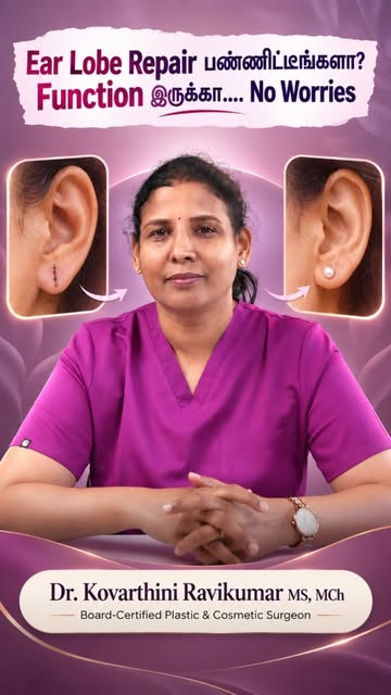 CAN’T WEAR EARRINGS AFTER 6 WEEKS? HERE’S A SIMPLE TIP! 

Dr. Kovarthini Ravikumar shares a quick ti