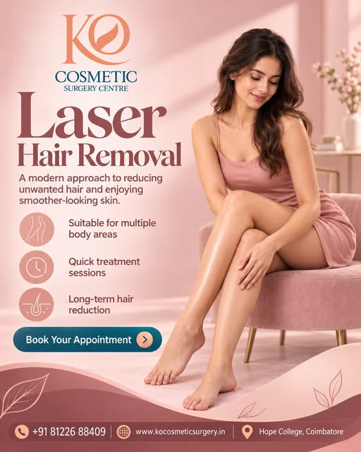 Laser Hair Removal offers a modern approach to reducing unwanted hair and achieving smoother-looking