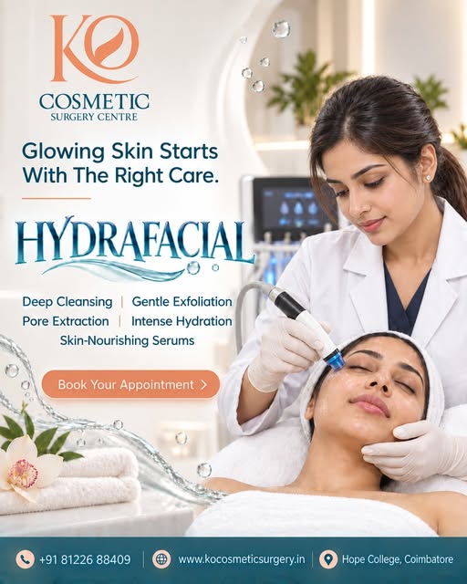Give your skin the care it deserves. 

Hydrafacial combines cleansing, exfoliation, extraction and h