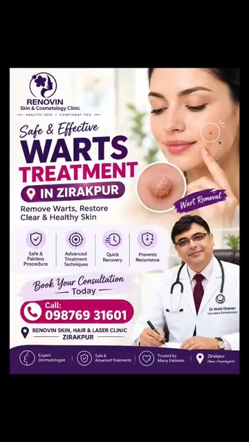 Healthy skin. Beautiful hair. Greater confidence. 💜

At Renovin Skin, Hair & Laser Clinic, Zirakpur