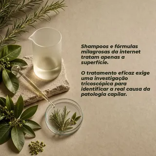 A saúde capilar afeta diretamente seu equilíbrio emocional e sua autoestima.

Agende hoje sua avalia