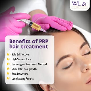 Stronger, thicker, healthier hair—naturally. 💆‍♀️✨ 
PRP hair treatment stimulates hair growth, redu