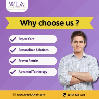 Why choose us? Because your hair deserves the best. 💇‍♂️✨ 
We offer expert hair restoration solutio
