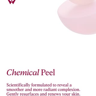 Reset your skin with our scientifically formulated Chemical Peels. Reveal the glow you deserve. 💖

