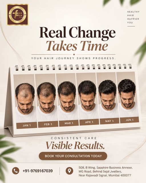 Real change takes time. ✨
With consistent care and the right treatment, your hair journey can show v