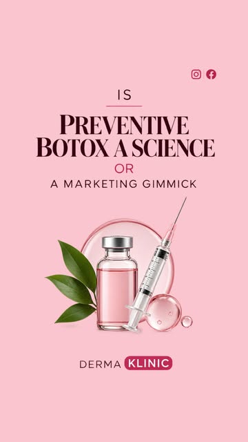 Preventive Botox: science or just a marketing gimmick?

Botulinum toxin is a well-established treatm