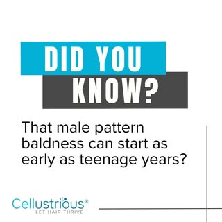 👉🏻 Some men may notice hair thinning or loss in their late teens or early twenties.

🙌🏻 Start Yo