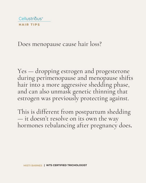 Curious about what’s actually causing your hair loss? Link in bio
