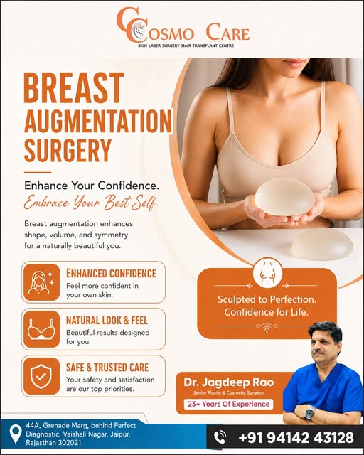 Breast Augmentation Surgery in Jaipur | Breast Enhancement

Breast augmentation is a cosmetic proced